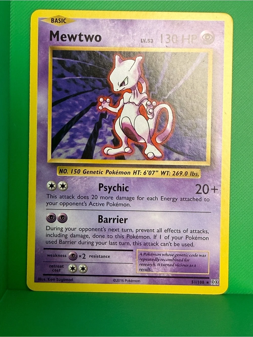Mewtwo 51/108 Evolutions Regular
